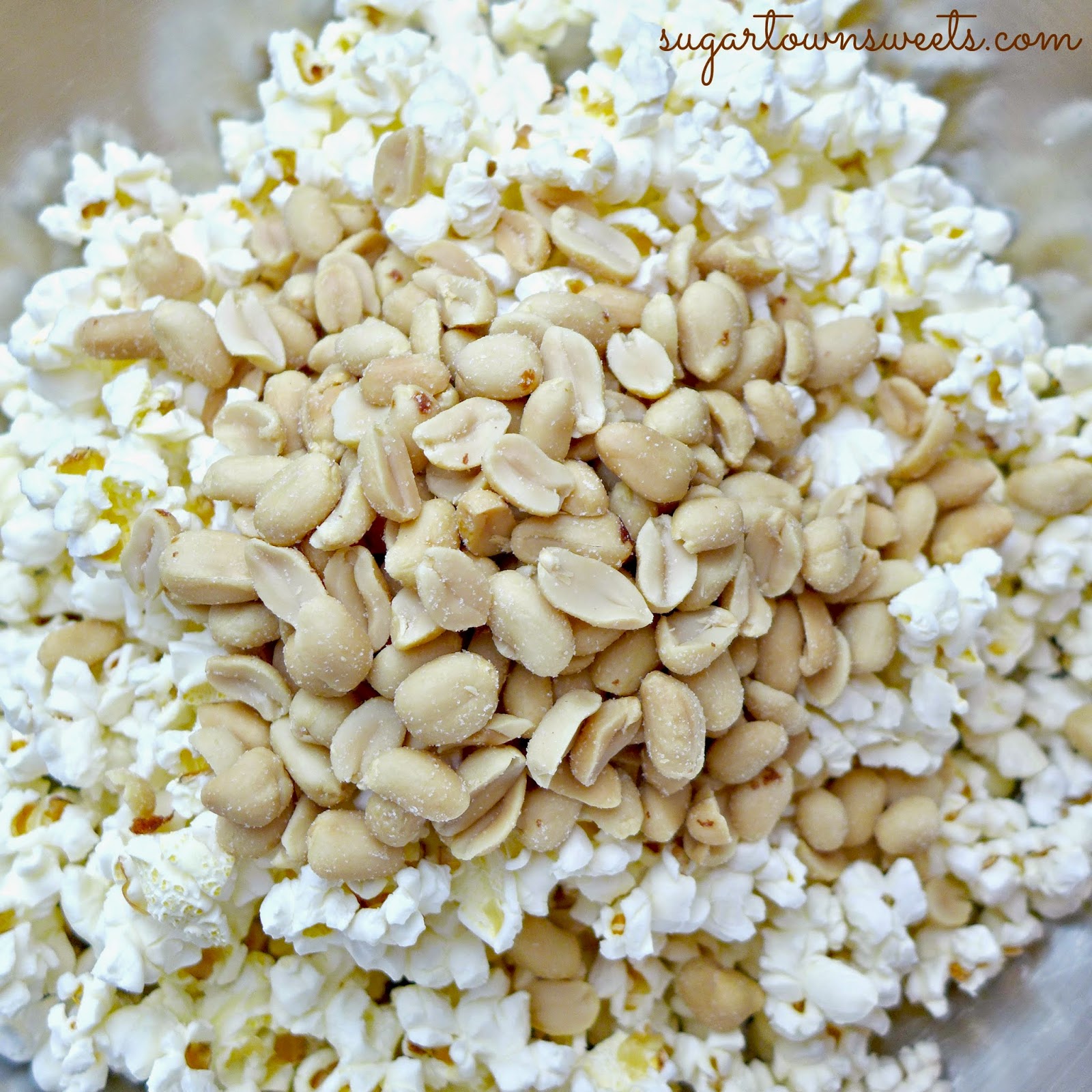 Sugartown Sweets Popcorn Mix Recipe aka Kitchen Sink Snack Mix!