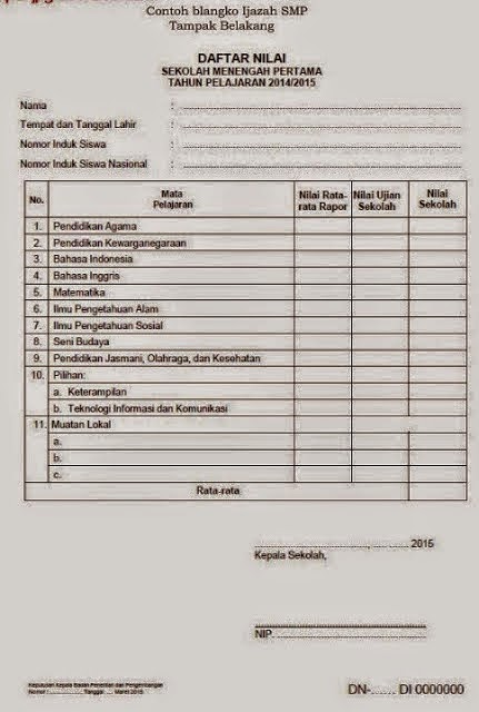 Contoh Nilai Ipk Smk Jawabanku Id