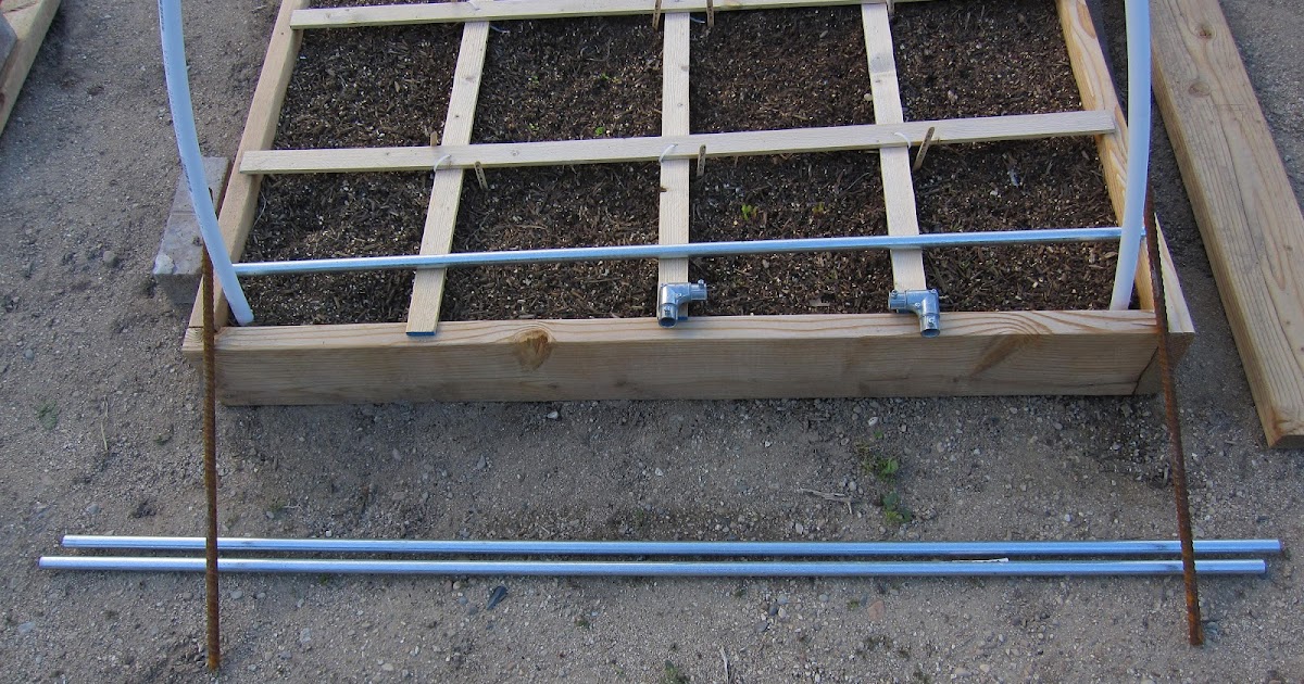 In My League: Building a Square Foot Garden Trellis