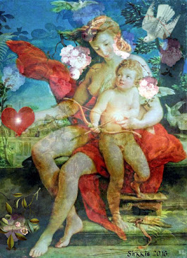 'Venus and Cupid' altered old painting by me