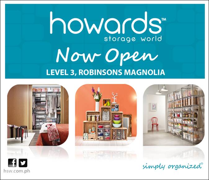 Howards Storage World Now Open On Level 3 Robinsons Magnolia Simply Organized