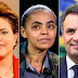 Ibope: Dilma está com 36 %, Marina, 30%, e Aécio, 19%