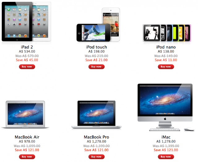 Laptop computers Apple offer discounts on iOS devices you call it