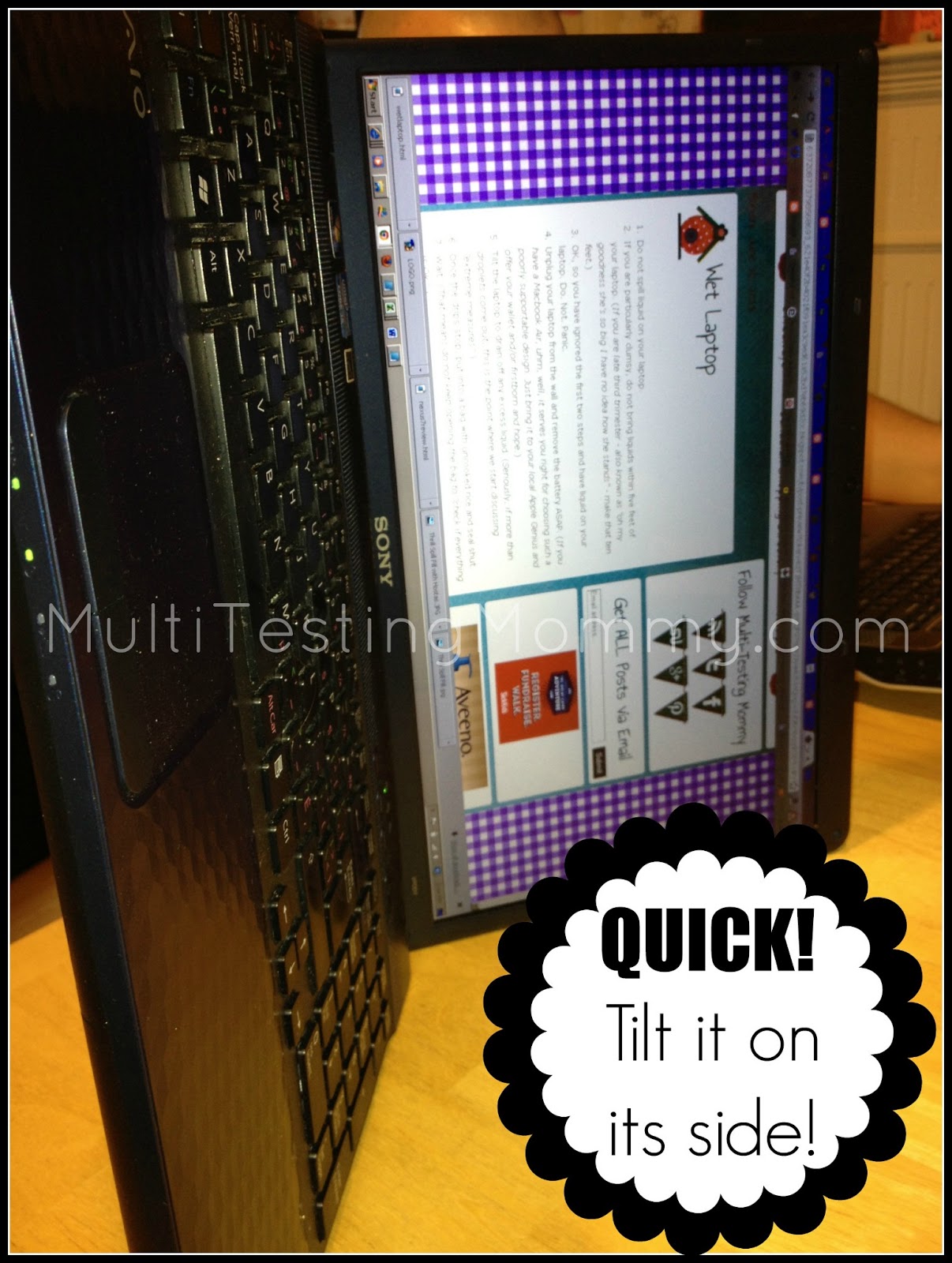 How to Clean Up a Liquid Spill on a Laptop MultiTesting Mommy