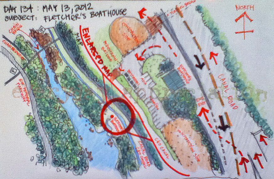 Newbie Paddler Fletcher's Boathouse, Washington DC