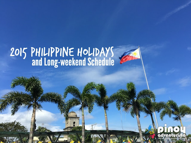 2015 Philippine Holidays and Long-weekend Schedule