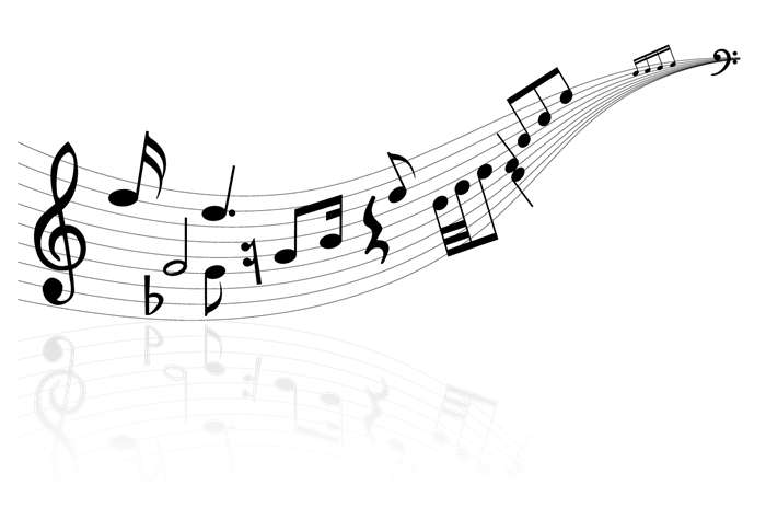 Resultado de imagen de notas musicales png fondo transparente