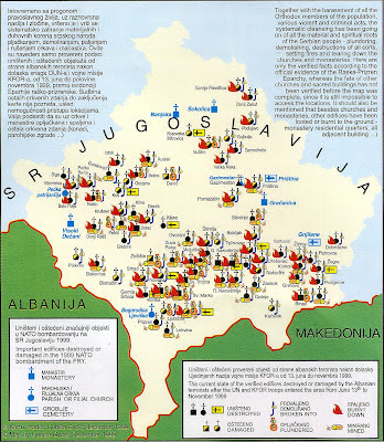 THE MAP OF THE DESTROYED CHURCHES AND MONASTERIES