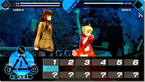 Naderin Project S Update Fate Extra Psp Spoiler Attack Paterns And Walkthrough