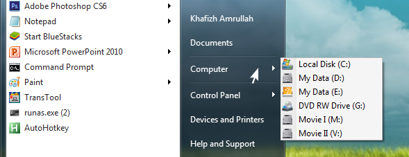Cara Membuka Seluruh Menu Control Panel Melalui Start Menu Cara Membuka Seluruh Menu Control Panel Melalui Start Menu