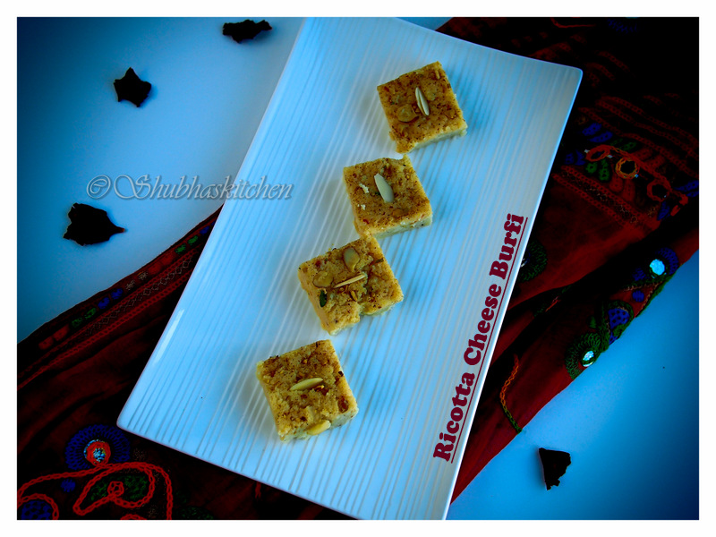 Meri Rasoi Ricotta Cheese Burfi