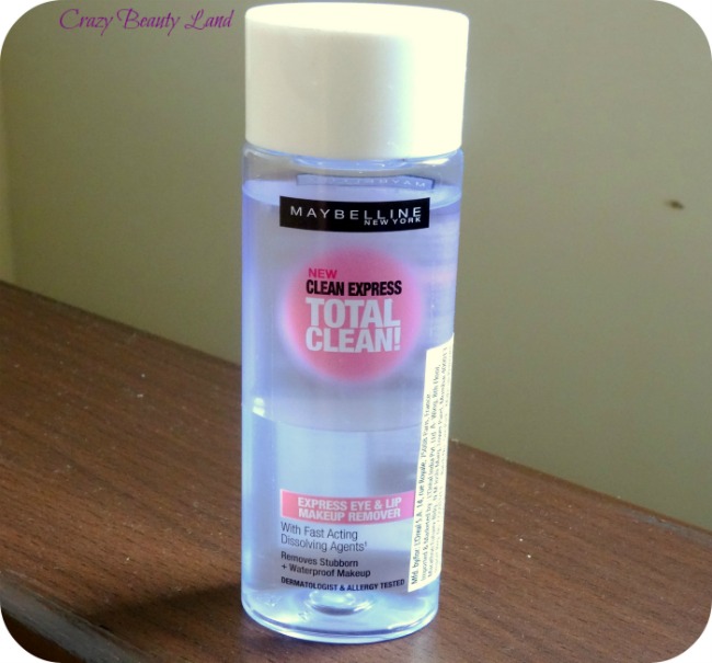 Maybelline Total Clean Express Eye and Lip Makeup Remover Review
