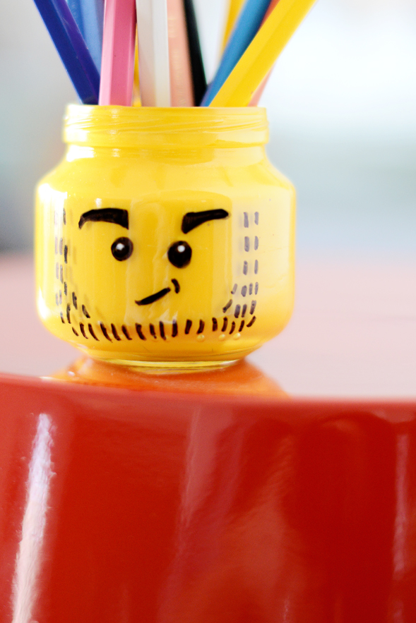 Estéfi Machado Portalápis * Lego Head