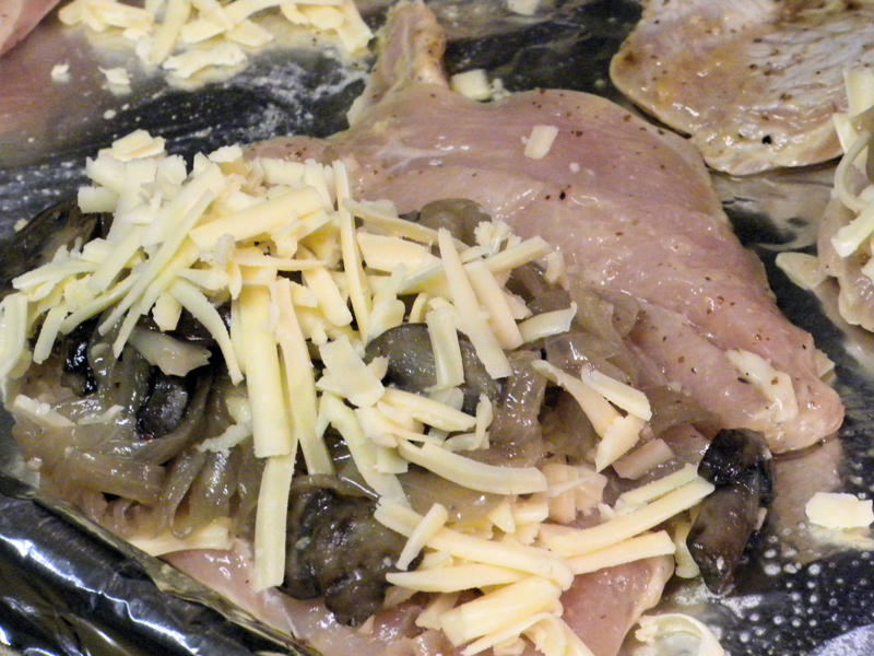 Cooking To Die For Whiskey Marinated Stuffed Chicken Breast; Whiskey & Smoked Gouda Cheese Sauce