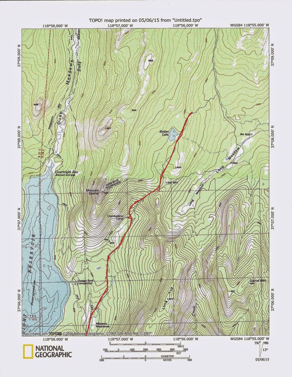 Mid Sierra Musings Day Hike From Courtright Reservoir To Hobler Lake
