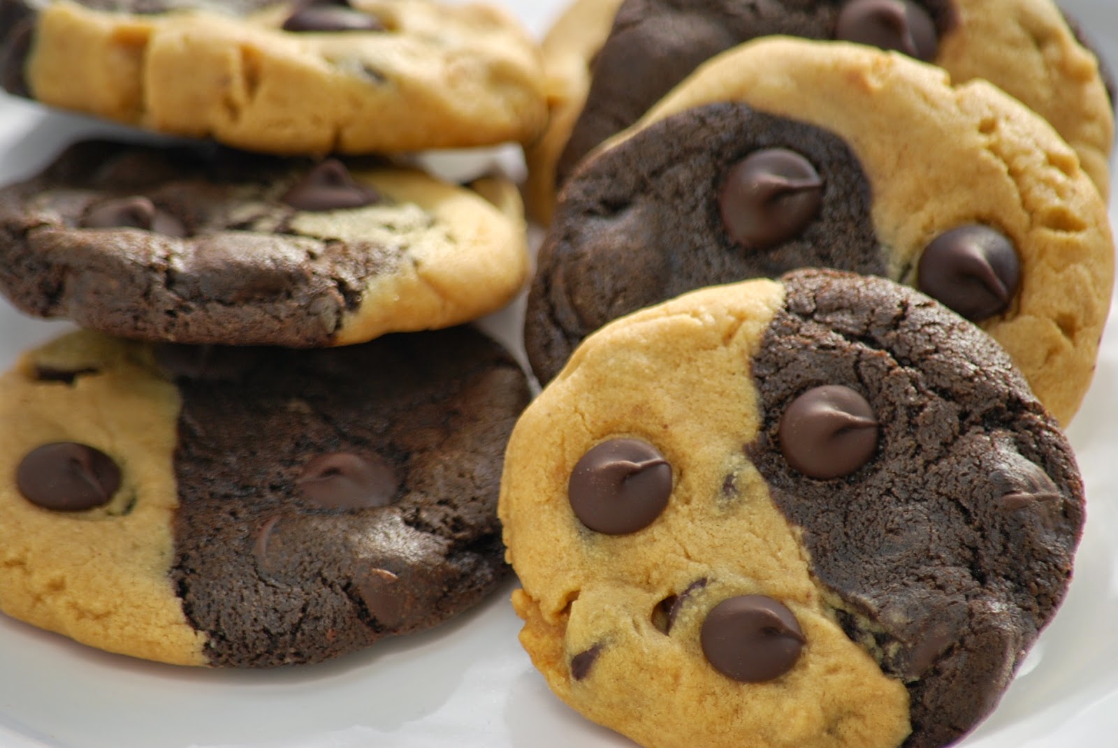 My story in recipes Chocolate Peanut Butter Swirl Cookies