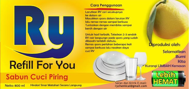 kain lap dan sabun cuci piring
