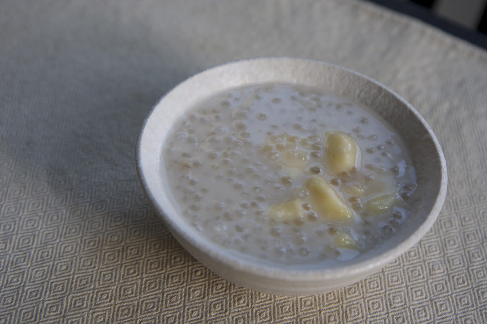 and she cooks too! Vietnamese Coconut Tapioca "Soup" Pudding