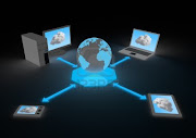 Sejarah Internet render of several devices connect to the internet
