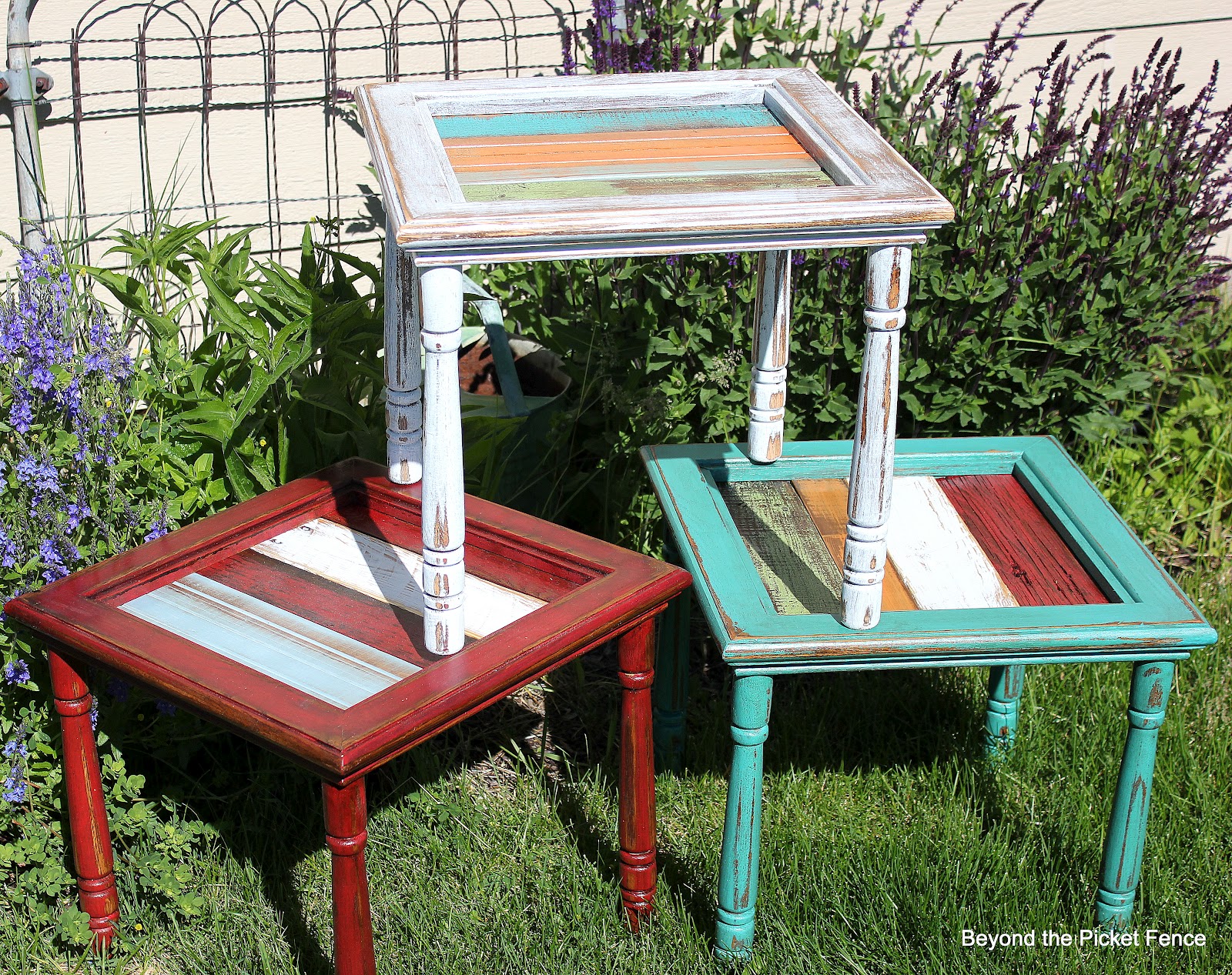 Beyond The Picket Fence A Trio of Tables