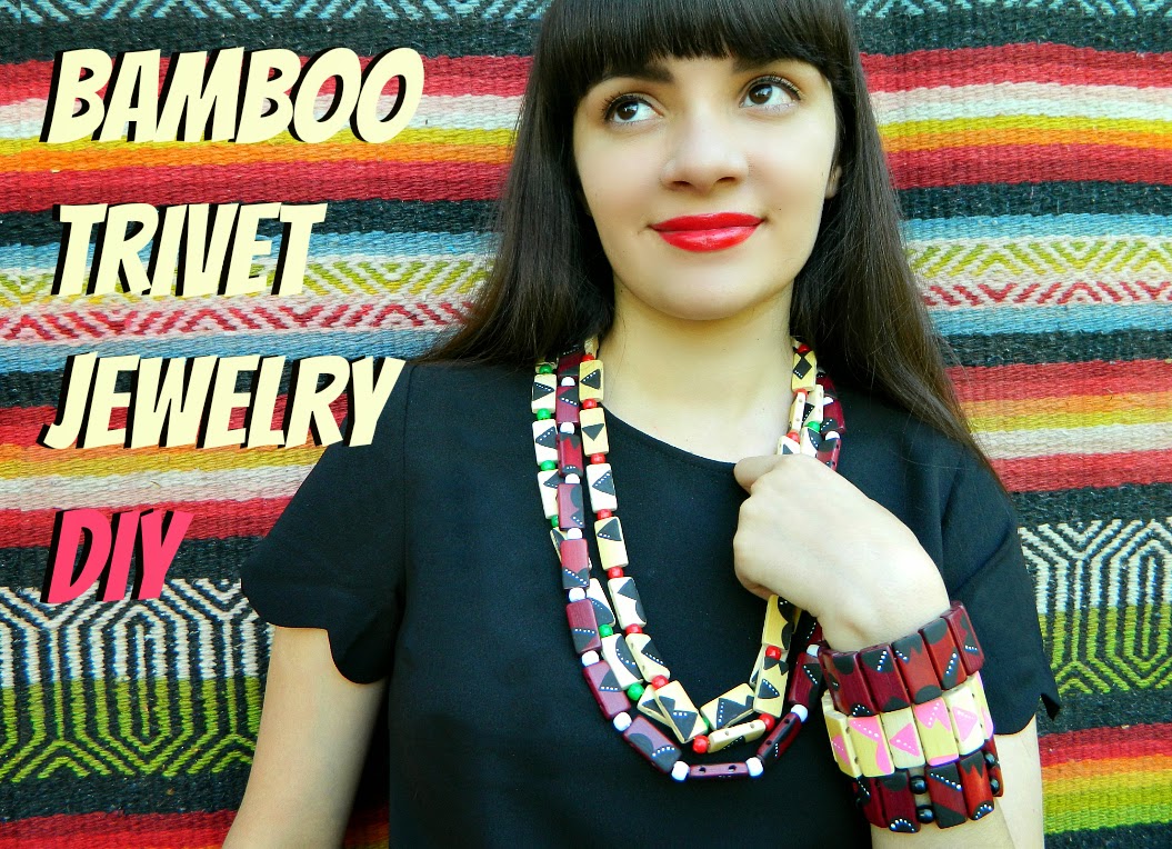 Mark Montano Bamboo Trivet Jewelry DIY