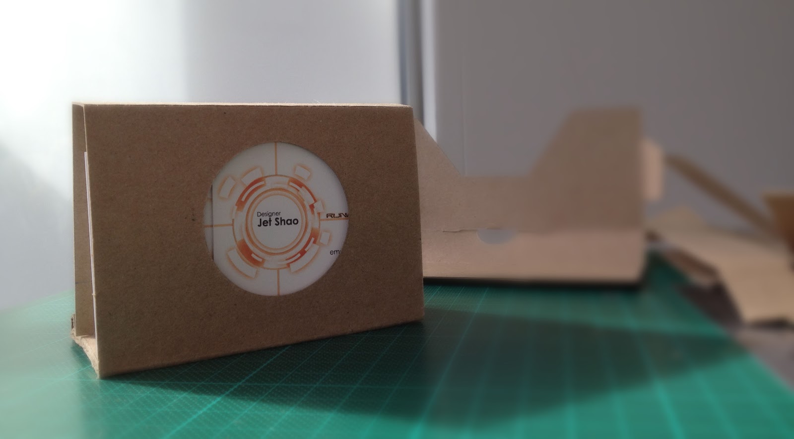 Runaway Prototype Design Cardboard business card holder