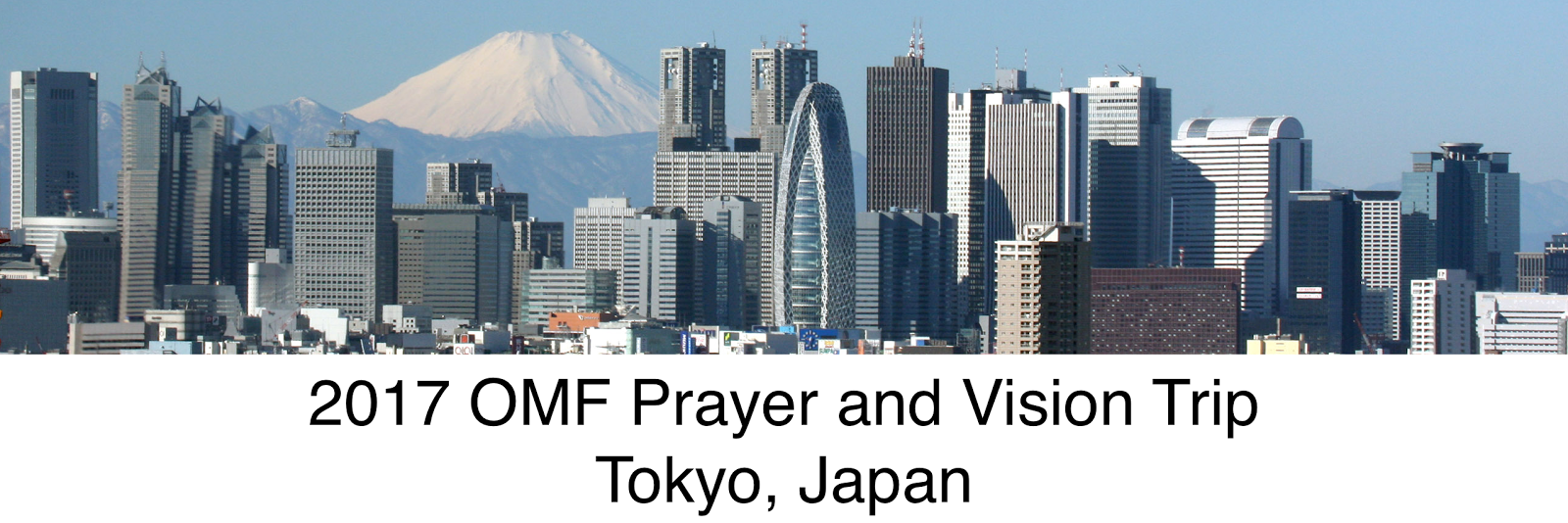 2017 OMF Prayer and Vision Trip to Tokyo, Japan