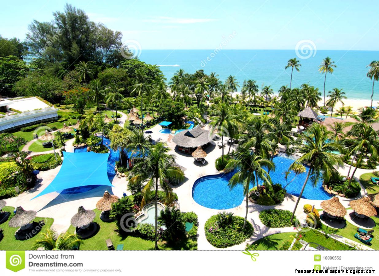 Tropical Beach Resort Stock Photography Image 18880552 Tropical Beach Resort Stock Photography Image 18880552