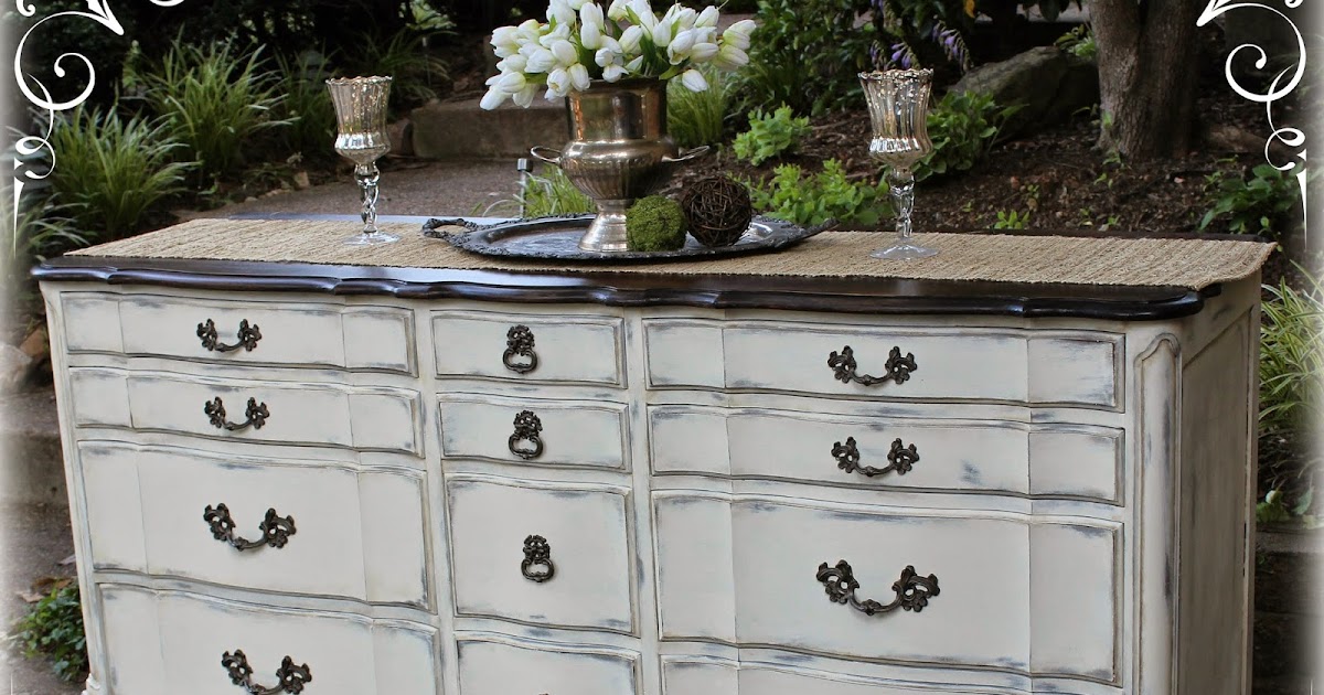 Vintage Country Style French Provincial Dresser Annie Sloan Rehab!