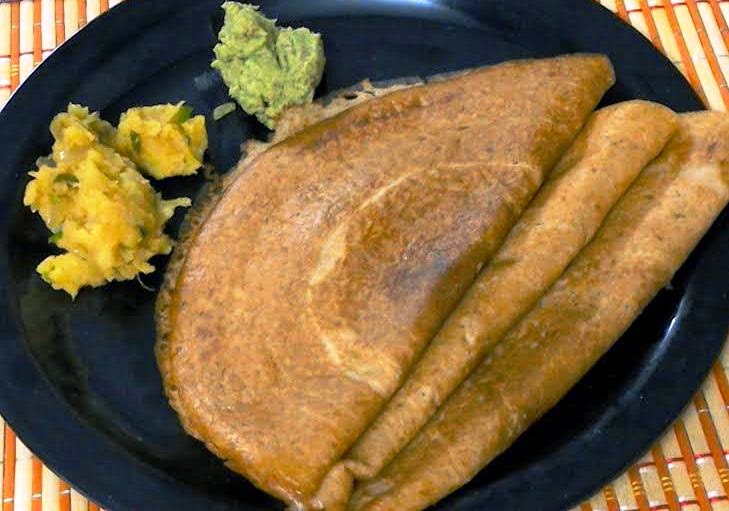 Foxtail millet and Little millet Dosa (Thinai and Samai Dosa) Bhojana