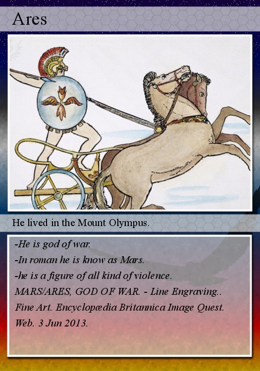 What We are Reading Myth trading cards