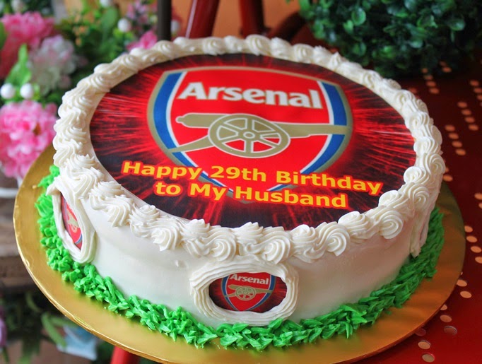 Kek Afrina Arsenal Cake Theme