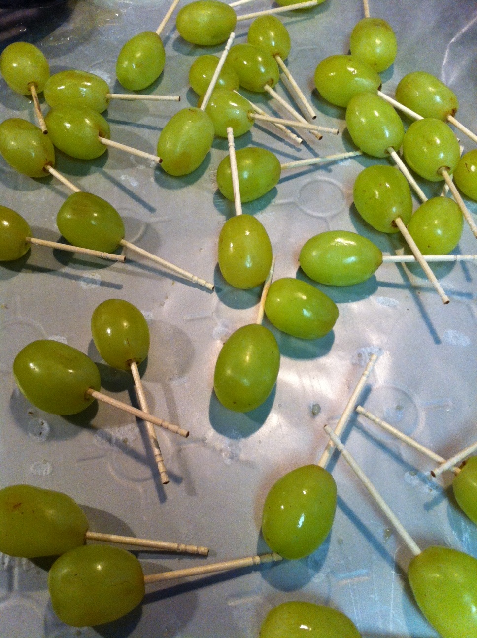 shortcake + shoes .candied grapes.