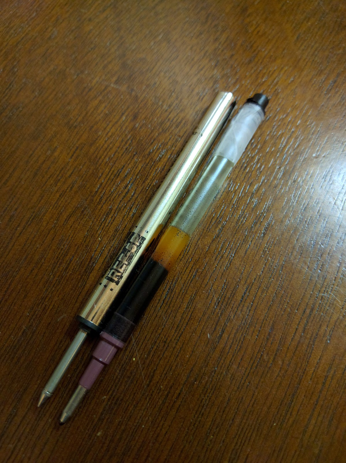 Geek & Girlie Stuff Retro 51 pen with G2 pen refill hack