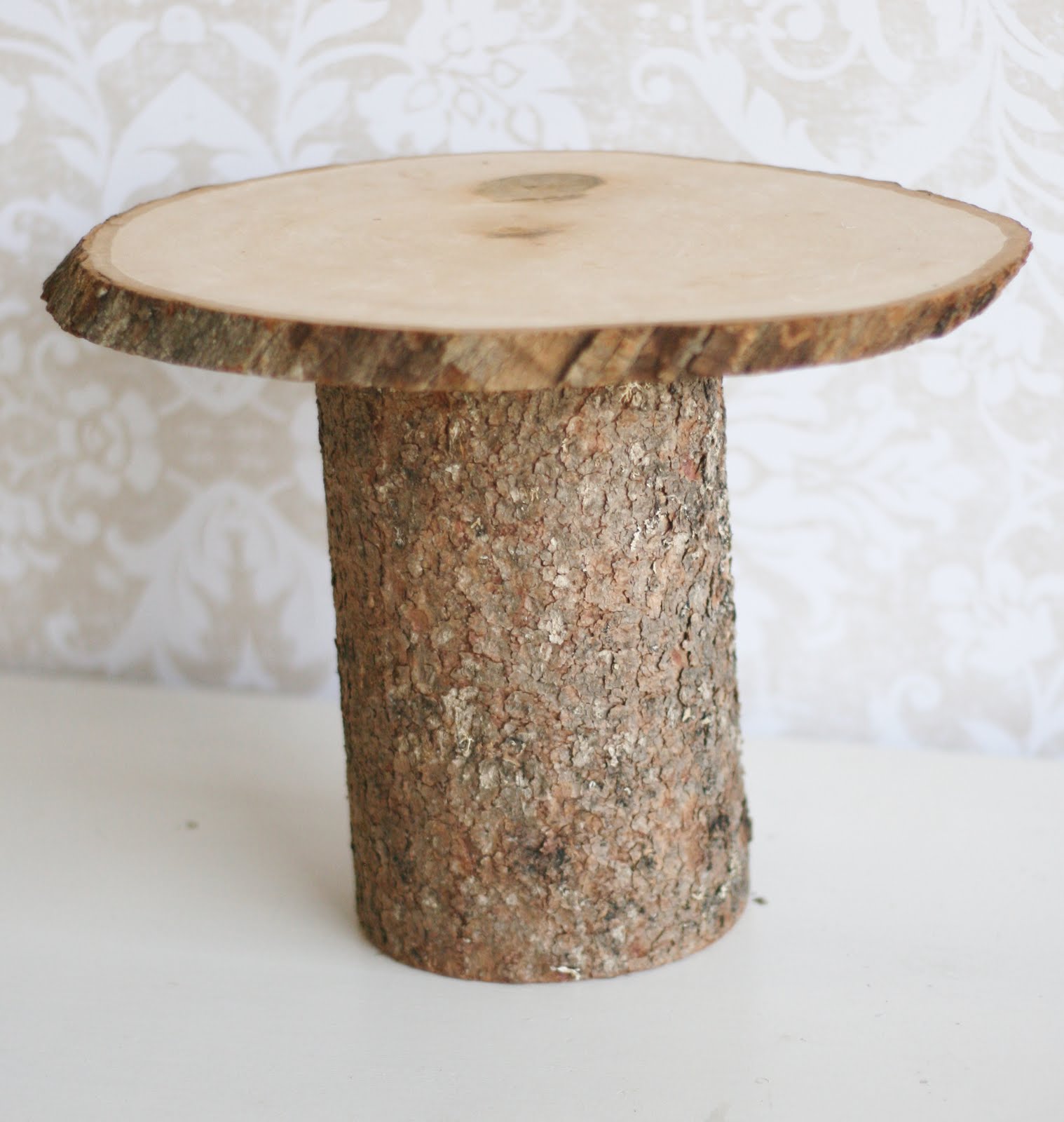 Hill Designs Individual Cake Stands Made From Rustic Wood Tree