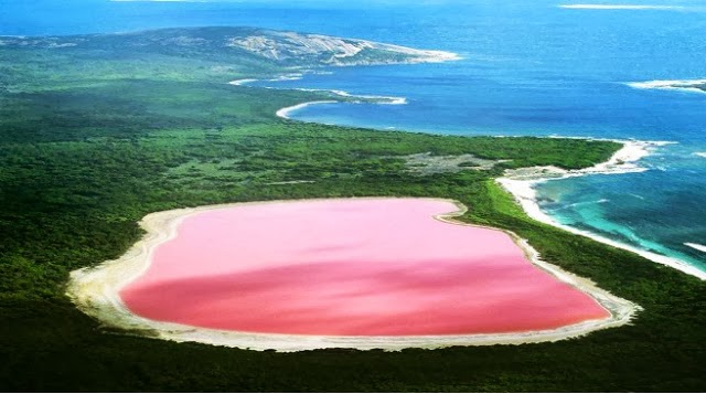 El lago Hillier: El Lago Rosa en Australia
