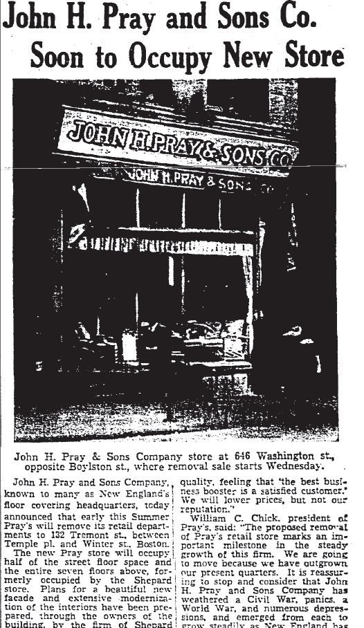 Shopping Days In Retro Boston The Shepard Stores in Boston...A Retail