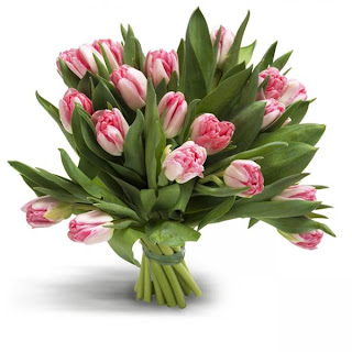 ramo de novia de tulipanes