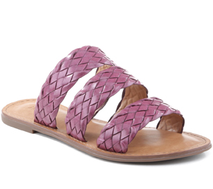 Anacapri verão 2016 flat com tranças vermelhas Anacapri verão 2016 flat com tranças vermelhas