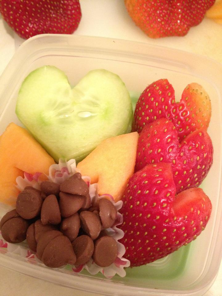 Jenny's Cookbook Heart Shaped Valentine Snack