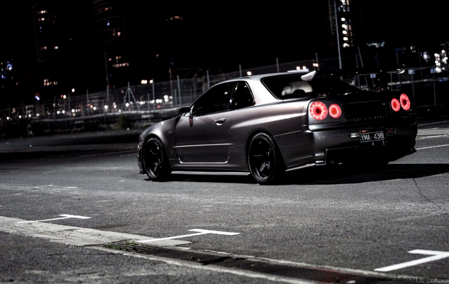 Nissan Skyline R34 Street Night HD Wallpaper FreeWallsUp Nissan Skyline R34 Street Night HD Wallpaper FreeWallsUp