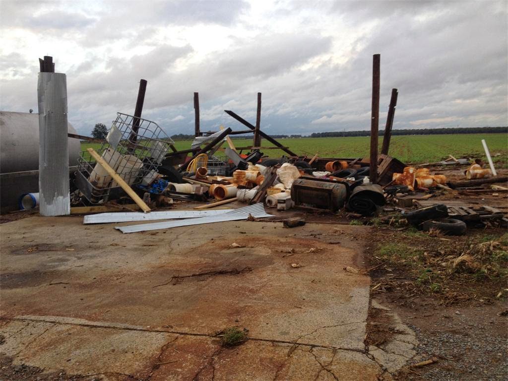 Matt's Weather Rapport Unlucky As Hell Arkansas Buildings Hit By Two