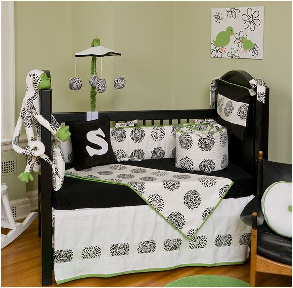 Black and white baby bedding Type Pictures