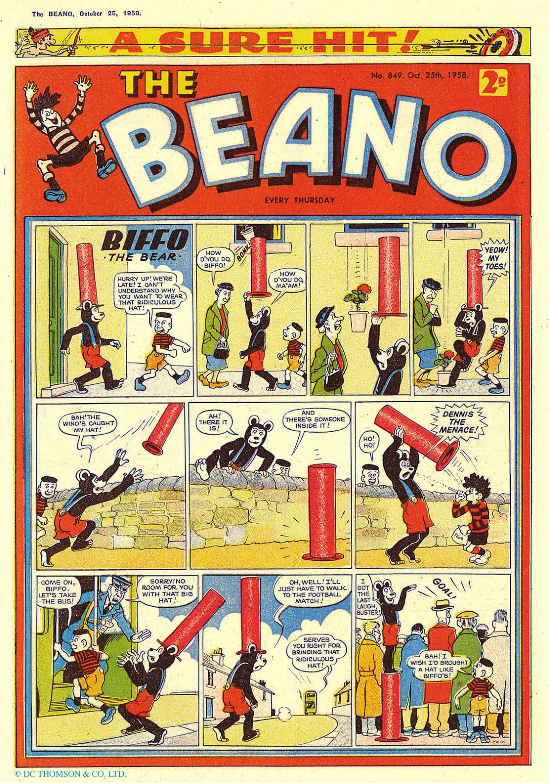 BLIMEY! The Blog of British Comics: Beano bits and bobs from the 1950s