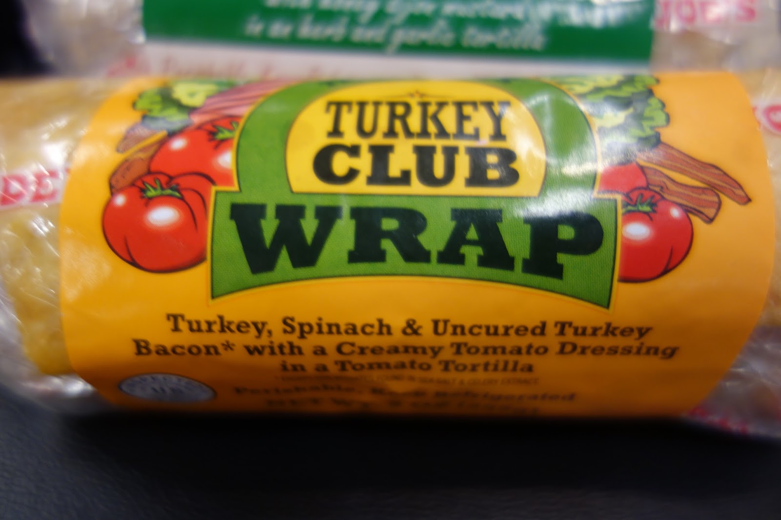 Trader Joe's Turkey, Spinach, and Swiss Cheese Wrap, Turkey Club Wrap