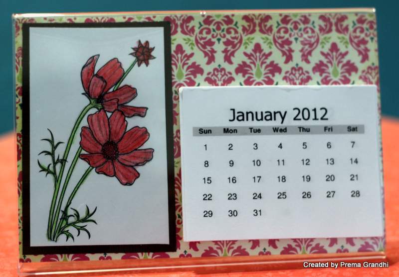 Handmade Crafts With Love Desktop Tear off calendars