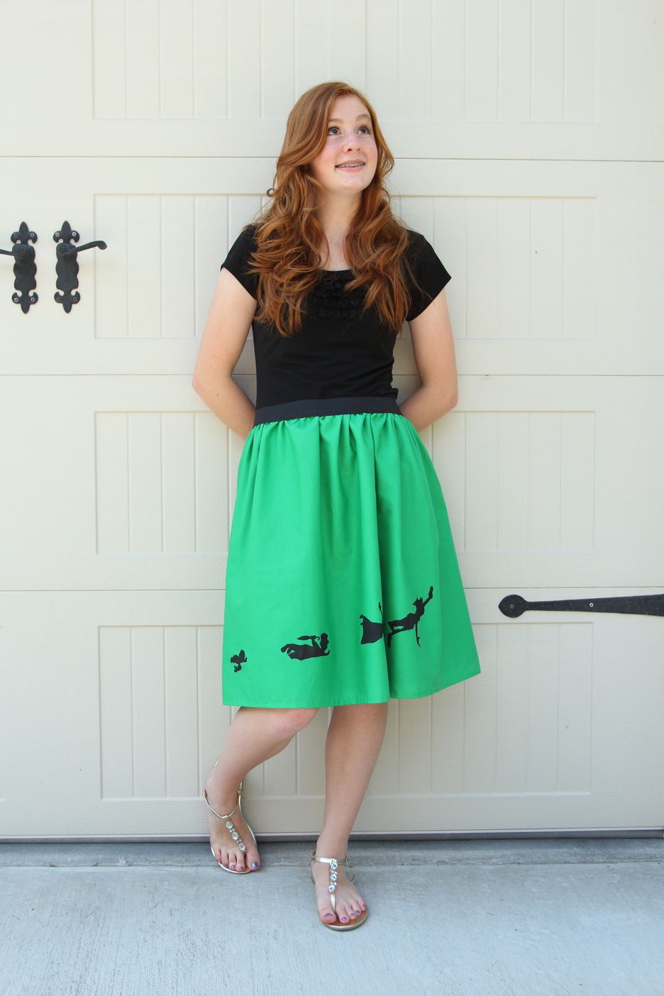 Easy Double Layer Elastic Waist Skirt Less Than Perfect Life of Bliss