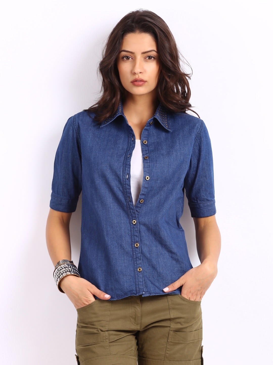 formal shirts for women myntra