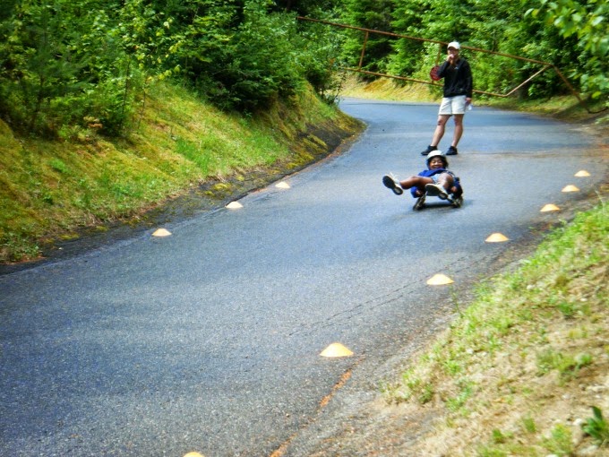 wheel luge in lake placid, new york wheel luge in lake placid, new york