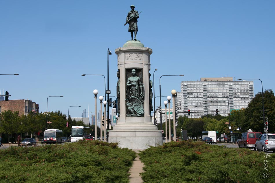 Public Art in Chicago Bronzeville Victory Monument